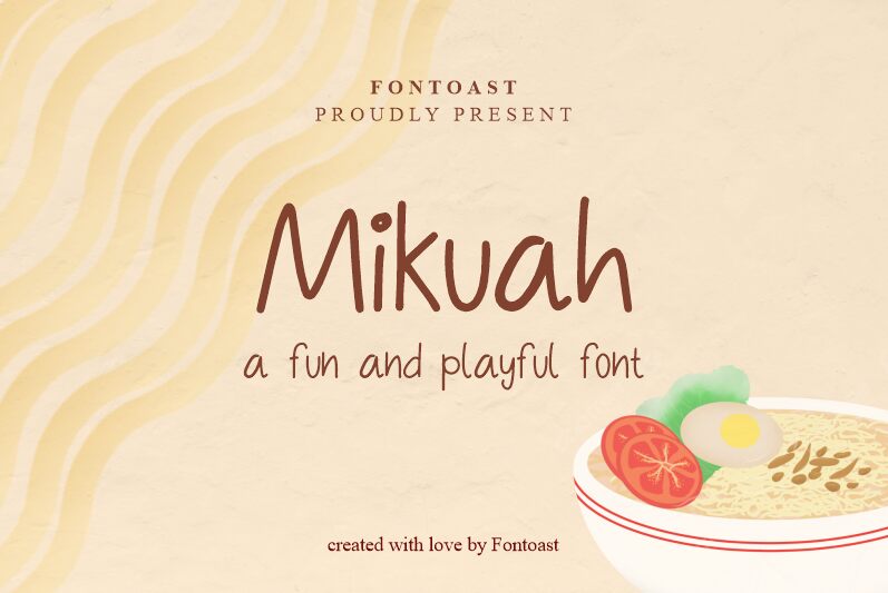 Mikuah Schriftart