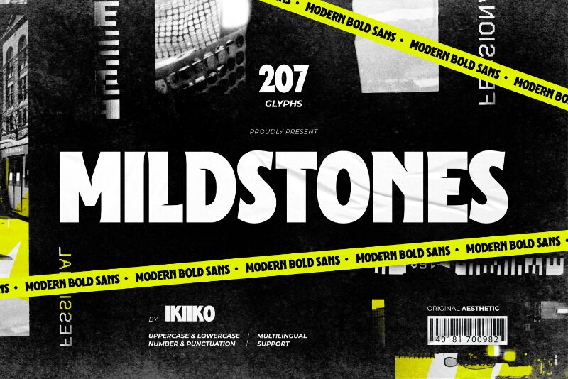 Mildstones Schriftart