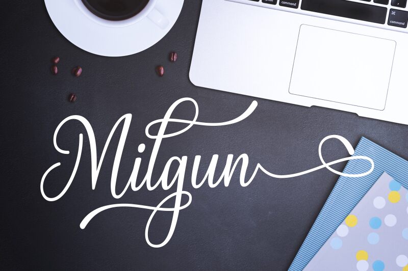 Milgun Schriftart