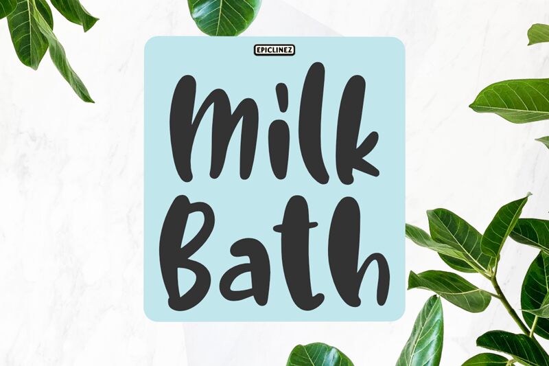 Milk Bath الخط 