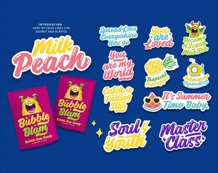 Milk Peach Carattere