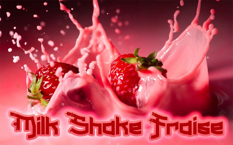Milk Shake Fraise Schriftart