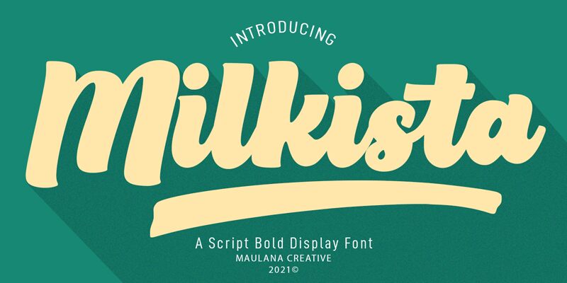 Milkista Шрифт