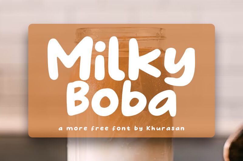 Milky Boba Czcionka