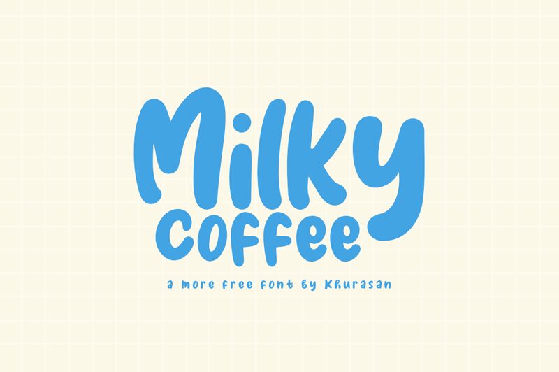 Milky Coffee Schriftart