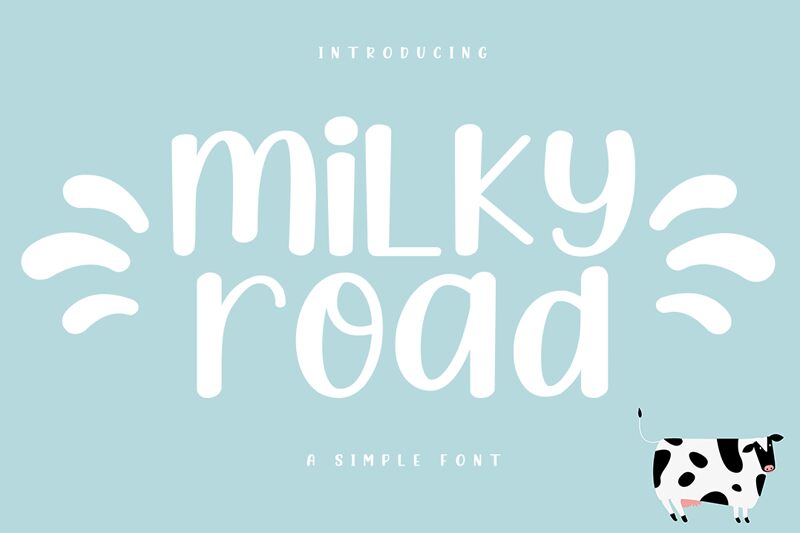 Milkyroad Шрифт