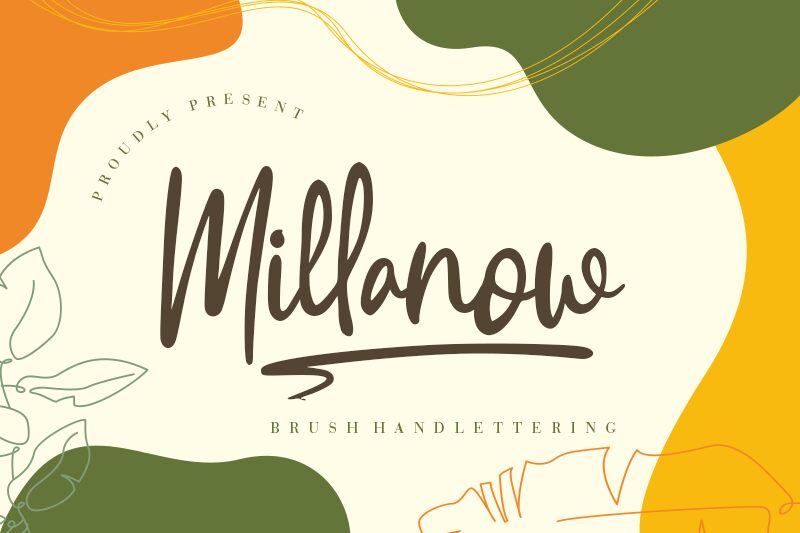 Millanow Schriftart