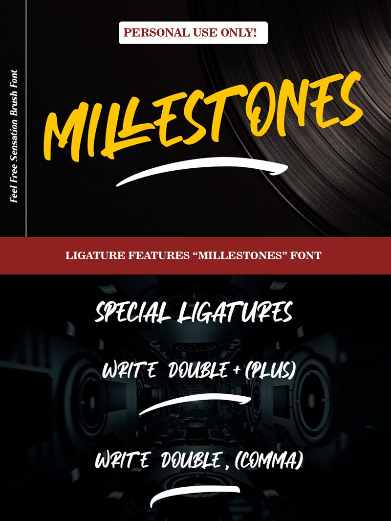 MILLESTONES Carattere