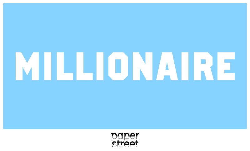 Millionaire Schriftart