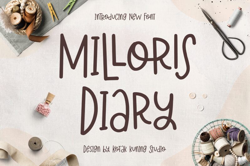 Milloris Diary Czcionka