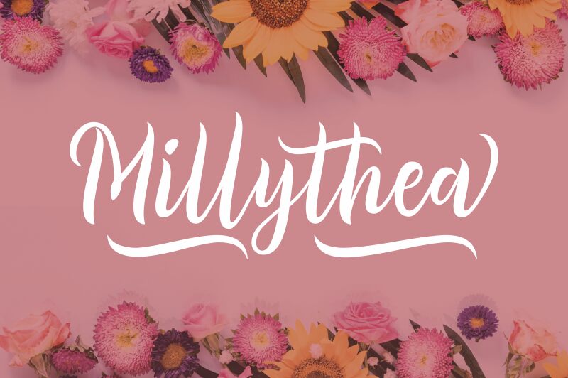 Millythea Czcionka