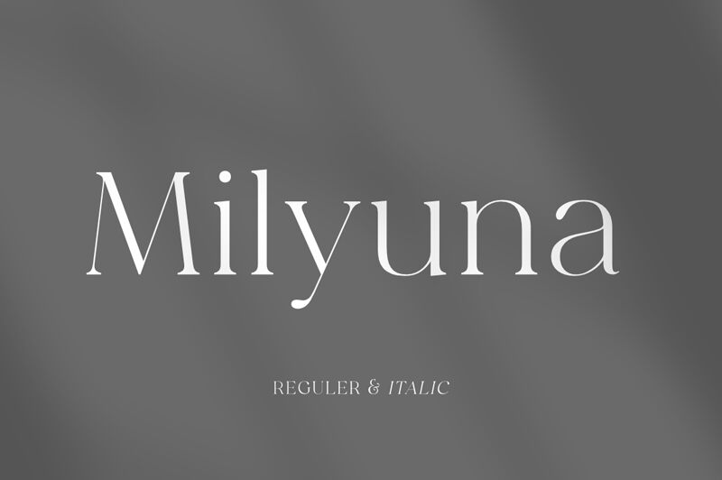 Milyuna الخط