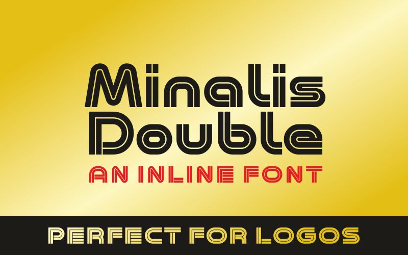 Minalis Double Schriftart
