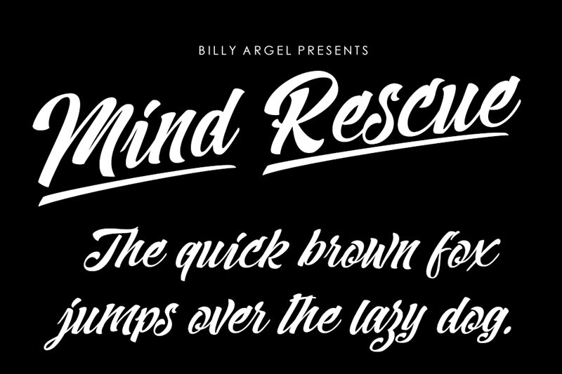 Mind Rescue Schriftart