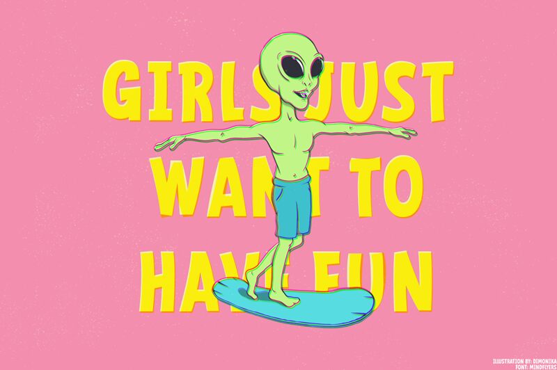 Mindflyers Schriftart