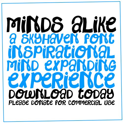 Minds Alike Schriftart