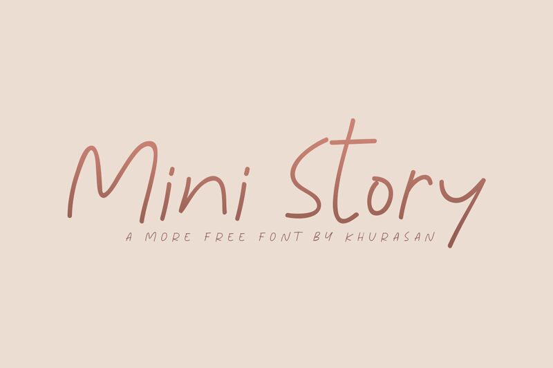 Mini Story 字体