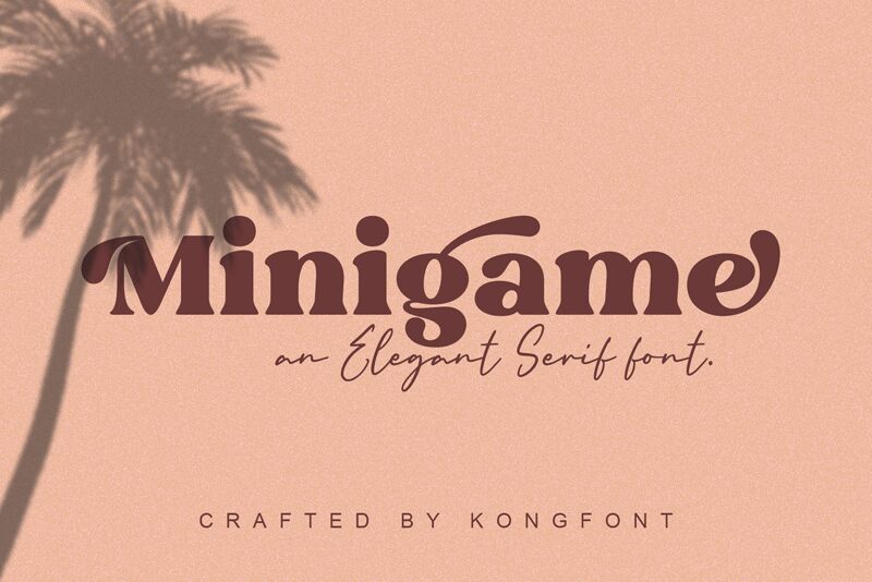 Minigame Schriftart