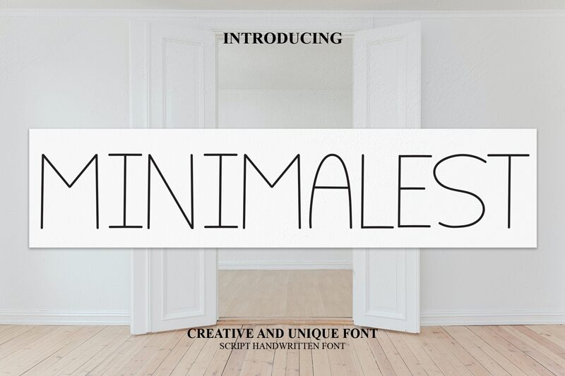 Minimalest Druh písma