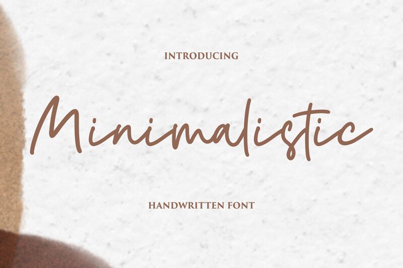 Minimalistic Druh písma