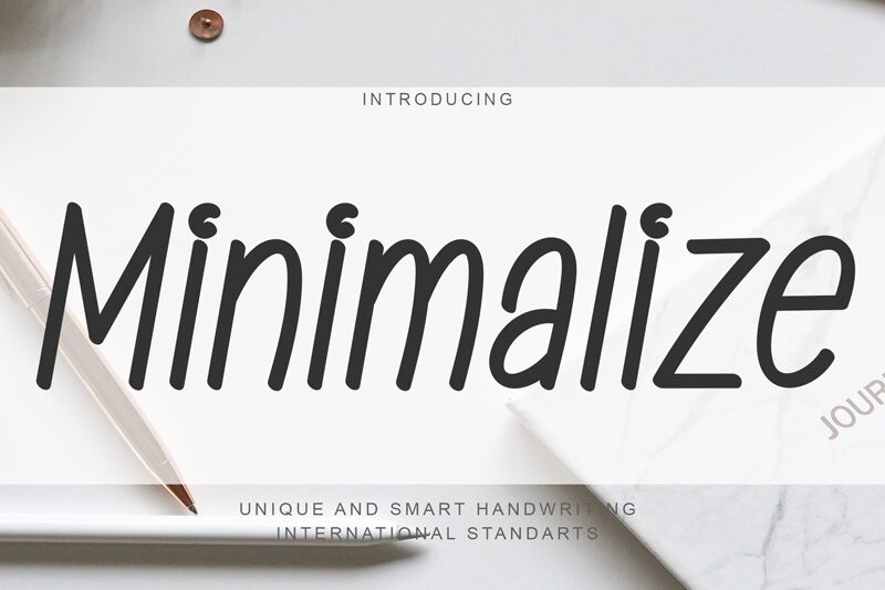 Minimalize Шрифт