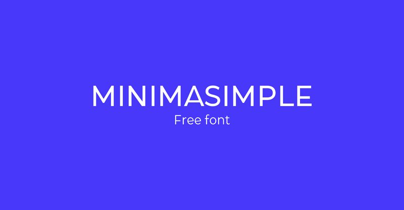 Minimasimple フォント