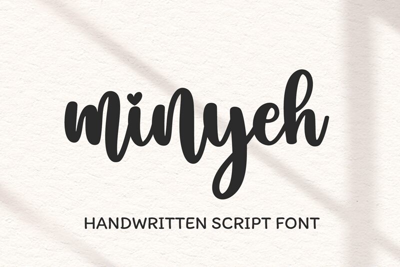 Minyeh Schriftart
