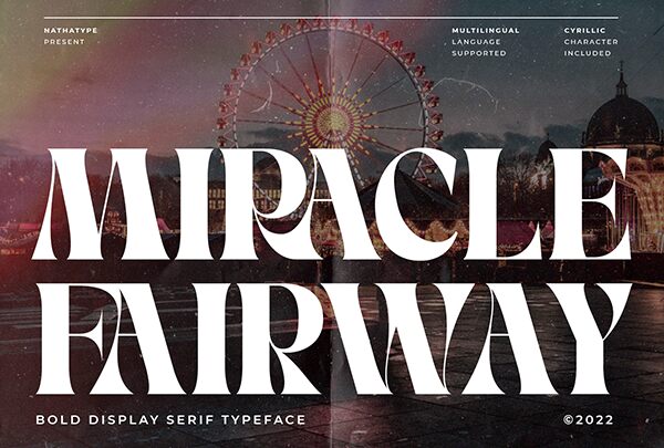 Miracle Fairway Czcionka