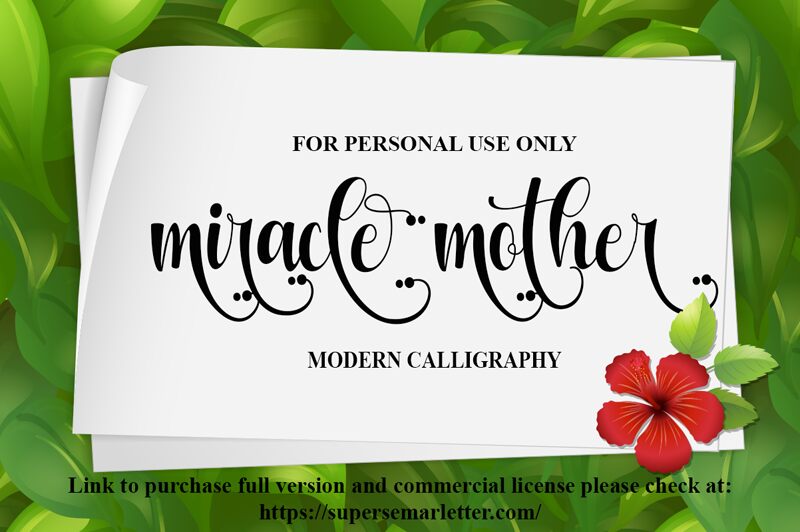 Miracle Mother Carattere