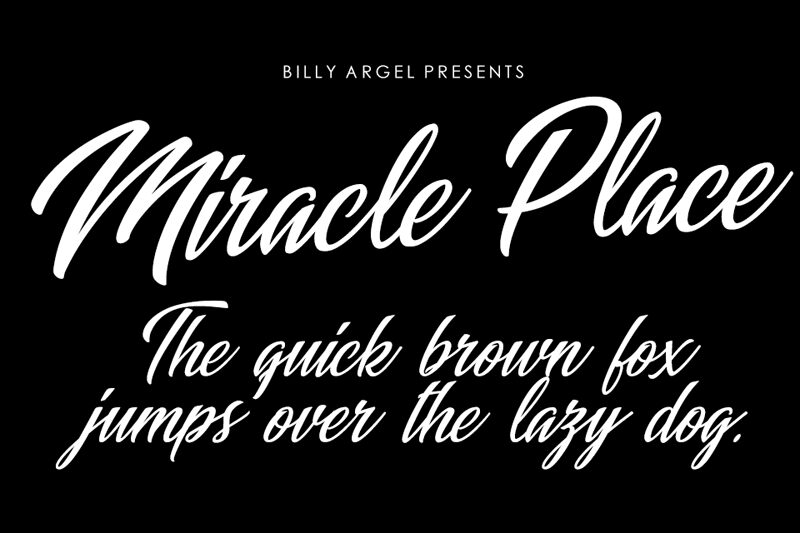 Miracle Place Schriftart
