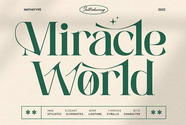 Miracle World Czcionka