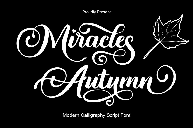 Miracles Autumn Czcionka