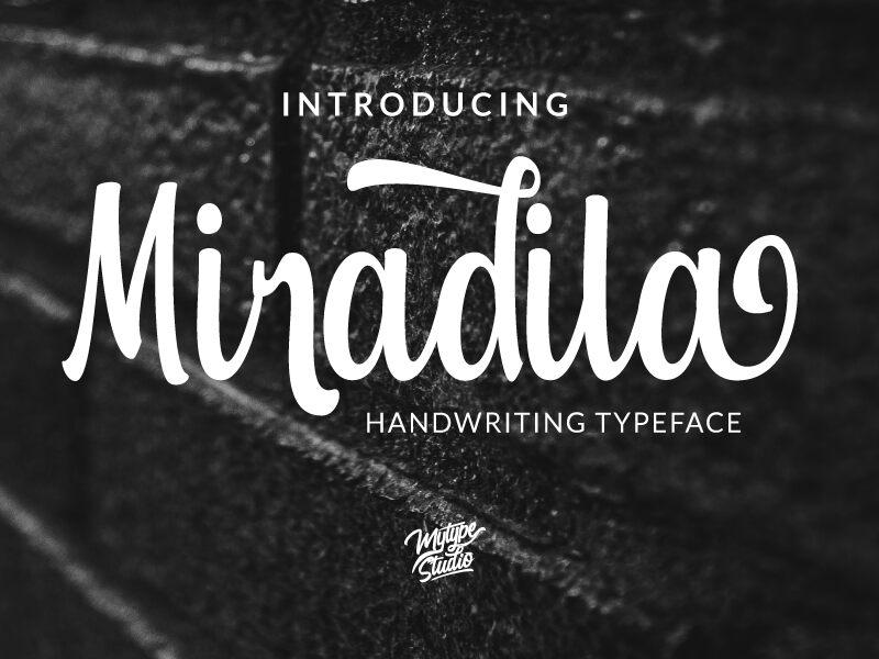 Miradila Schriftart