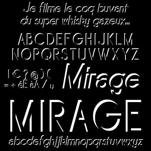 Mirage Czcionka
