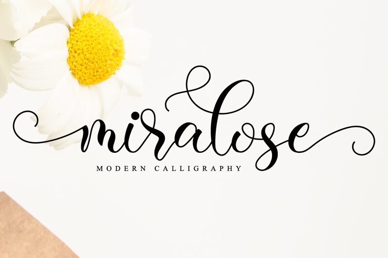 Miralose Schriftart