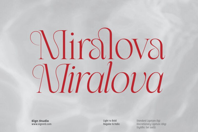 Miralova Font