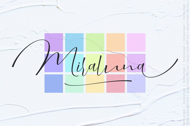 Miraluna Schriftart