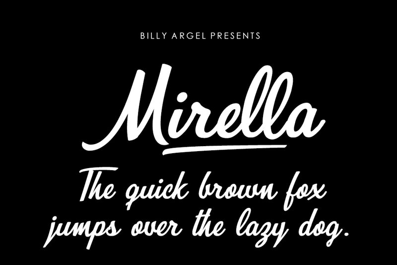 Mirella Schriftart