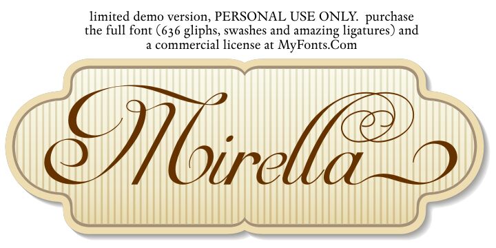 Mirella Script Schriftart