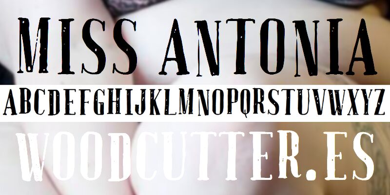 Miss Antonia Czcionka