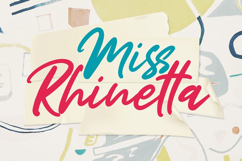 Miss Rhinetta Druh písma