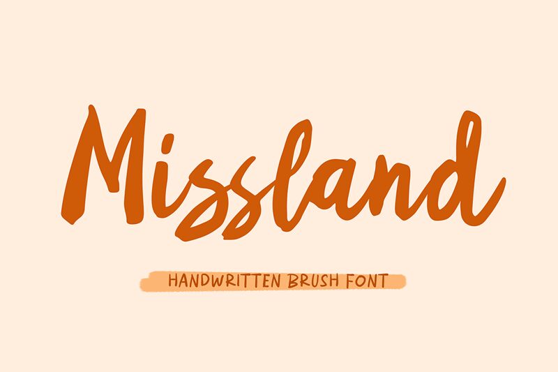 Missland Schriftart