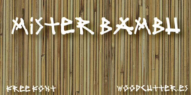 mister bambu Czcionka