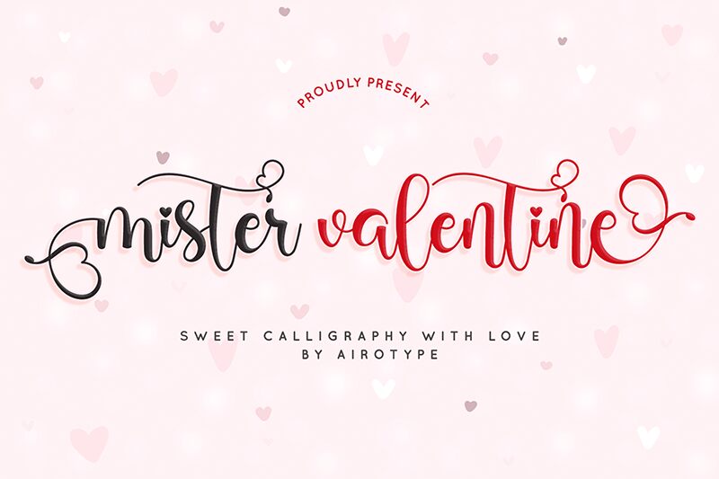Mister Valentine Schriftart