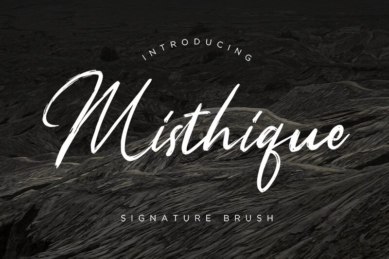 Misthique Czcionka