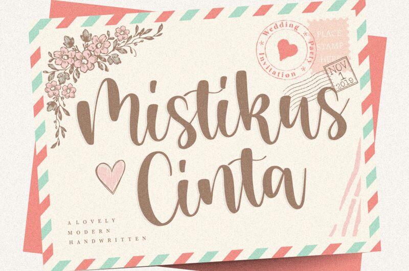 Mistikus Cinta الخط 