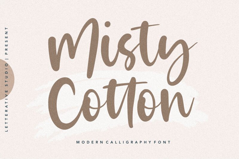 Misty Cotton Fonte
