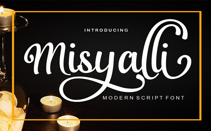 Misyalli Schriftart