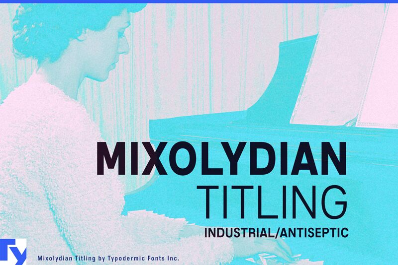 Mixolydian Titling Schriftart