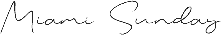 Miami Sunday Schriftart